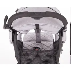 کالسکه مسافرتی چمدانی کیکابو kikka boo مدل miley رنگ light-grey
