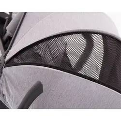 کالسکه مسافرتی چمدانی کیکابو kikka boo مدل miley رنگ light-grey