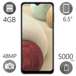گوشی سامسونگ مدل Galaxy A12 ظرفیت 128 گیگابایت و رم 4 گیگابایت/گارانتی شرکتی / ارسال فوری