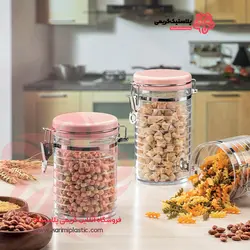 جا حبوبات پلی شفاف بازن سایز 1