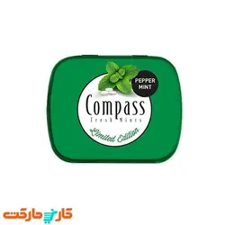 قرص خوشبو کننده دهان نعنا فلفلی کامپس Compass Pepper Mint