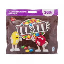 اسمارتیز ام اند ام با مغز شکلات 360 گرم M&M’s