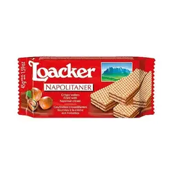 ویفر لواکر با طعم فندق 45 گرم Loacker Napolitaner