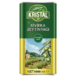 روغن زیتون بکر با بویی ملایم کریستال 5 لیتر KRISTAL