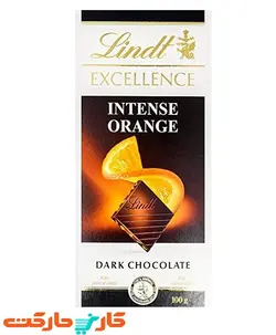 شکلات تخته ای لینت تلخ با طعم بادام و پرتقال اکسلنس Lindt Excellence