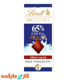 شکلات تخته ای لینت تلخ 65 درصد اکسلنس Lindt Excellence