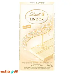 شکلات تخته ای لینت سفید لیندور  Lindt Lindor