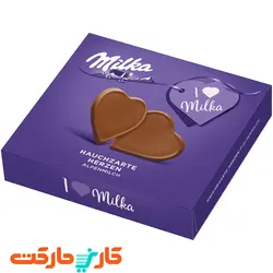 شکلات شیری کادویی میلکا قلبی 130 گرمی (Milka)