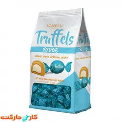 شکلات ترافل وانلی شیری با کرم کارامل آبی  VANELLI Truffels