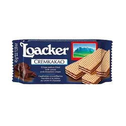 ویفر لواکر با طعم کاکائو 45 گرم Loacker Cremkakao