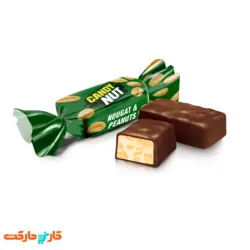 شکلات نوقا و تکه های بادام زمینی روشن 1 کیلویی Roshen Nougat