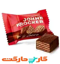 ویفر شکلاتی جانی کراکر روشن یک کیلوگرم Roshen Johney Krocker Chocolate Wafer