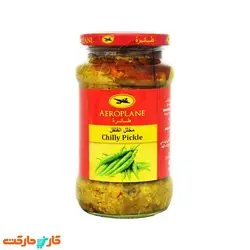 ترشی فلفل سبز هواپیما ۴۰۰ گرم AEROPLANE Chilly Pickle