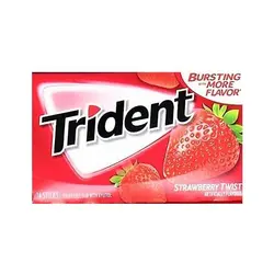 آدامس تریدنت توت فرنگی 14 عددی Trident Strawberry Twist
