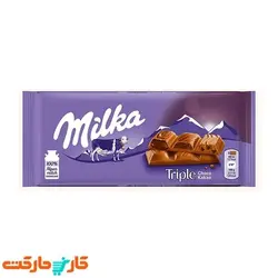 شکلات تریپل شوکو کاکائو میلکا 100 گرم Milka