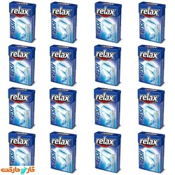 بسته 16 عددی آدامس دراژه نعنا و وانیل آبی ریلکس relax