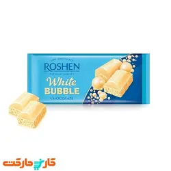 تابلت شکلات سفید بابلی روشن ROSHEN