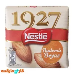 شکلات سفید با تکه های بادام 1927 نستله NESTLE