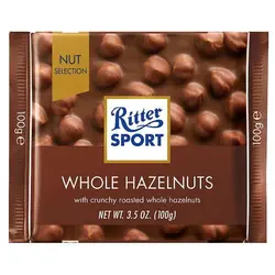 شکلات فندق کامل ریتر اسپرت Ritter Sport Whole Hazelnuts