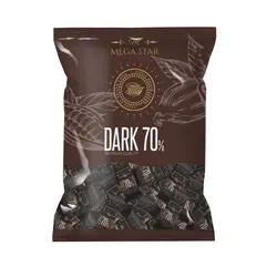 شکلات تلخ 70 درصد مگا استار 1000 گرم Mega Star