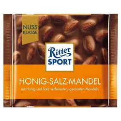 شکلات بادام عسلی نمکی ریتر اسپرت Ritter Sport Honig Salz-Mandel