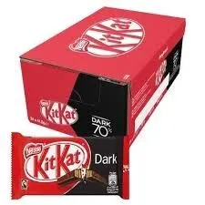 شکلات کیت کت 4 انگشتی تلخ 70 درصد بسته 24 عددی