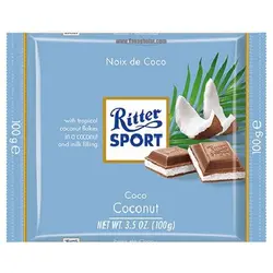 شکلات نارگیل ریتر اسپرت Ritter Sport coconut