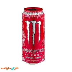 نوشیدنی انرژی زا قرمز بدون کالری و شکر مانستر Monster