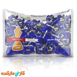 شکلات مونت بلانک با فندق و بادام روشن 1 کیلویی Roshen Mont Blanc