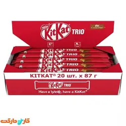 شکلات کیت کت تریو بسته 20 عددی kitkat Trio