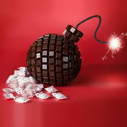 شکلات جرقه ای برنوتی 1 کیلوگرم Bernotti