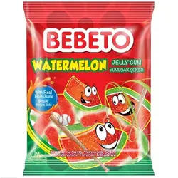 پاستیل شکری هندوانه ببتو 150 گرم BEBETO Watermelon