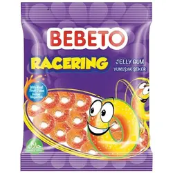 پاستیل شکری حلقه ای هلویی ببتو 120 گرم BEBETO Peach Rings