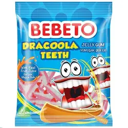 پاستیل دندان دراکولا ببتو 150 گرم BEBETO Dracoola Teeth