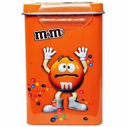 اسمارتیز ام اند ام قوطی فلزی نارنجی 45 گرم M&M’s