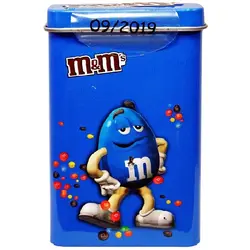 اسمارتیز ام اند ام قوطی فلزی آبی 45 گرم M&M's