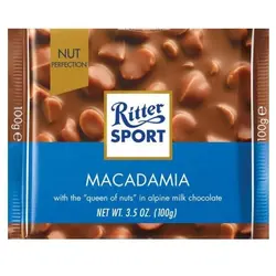 شکلات ماکادامیا ریتر اسپرت Ritter Sport Macadamia