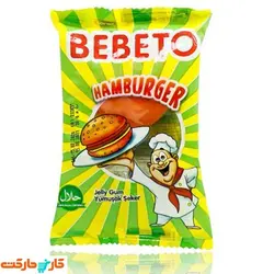 پاستیل همبرگر ببتو 30 گرم BEBETO