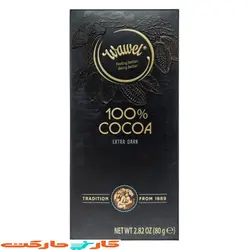 تابلت شکلات تلخ 100% واول Wawel