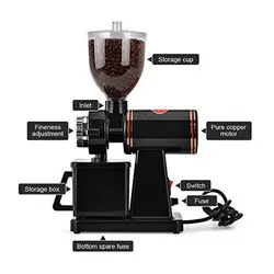 آسیاب قهوه نیمه صنعتی نوا NOVA NM-3660CG