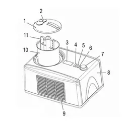 بستنی ساز پروفی کوک PROOFI COOK PC-ICM 1091 N