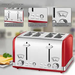 توستر پروفی کوک سری PROFI COOK PC-TA 1194 – VINTAGE