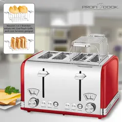 توستر پروفی کوک سری PROFI COOK PC-TA 1194 – VINTAGE