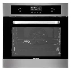 فر ایلیا استیل مدل IO 104 توکار برقی با ابعاد 60*60 سانتی متر - خانه استور