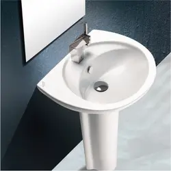 روشویی پایه دار مروارید مدل دیاموند ۵۰ از نوع پایه دار - سیتی ساره