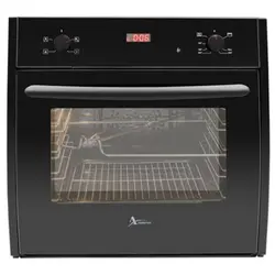 فر اخوان مدل F34 توکار گازی برقی با نمای شیشه مشکی و ابعاد 55*60*60 - خانه استور