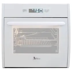 فر اخوان مدل F32 توکار برقی با نمای شیشه سفید و ابعاد 55*60*60 - خانه استور