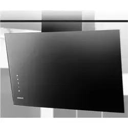 هود آشپزخانه استیل البرز مدل SA-461 مورب با رنگ مشکی و از جنس شیشه - خانه استور