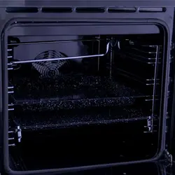 فر بیمکث مدل MF 0030 توکار برقی با نمای ظاهری شیشه مشکی - خانه استور