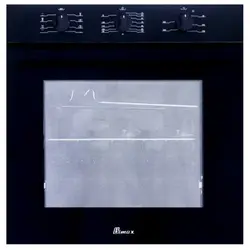 فر بیمکث مدل MF 0030 توکار برقی با نمای ظاهری شیشه مشکی - خانه استور